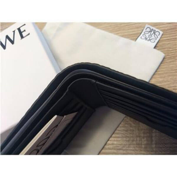 LOEWE ロエベ 財布 コピー セール★ Repeat型押しブラック