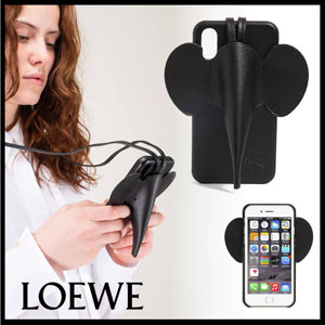 ☆LOEWE ロエベ iPhoneケース コピー エレファントレザーiPhoneケースAnagram/象 C719C80X