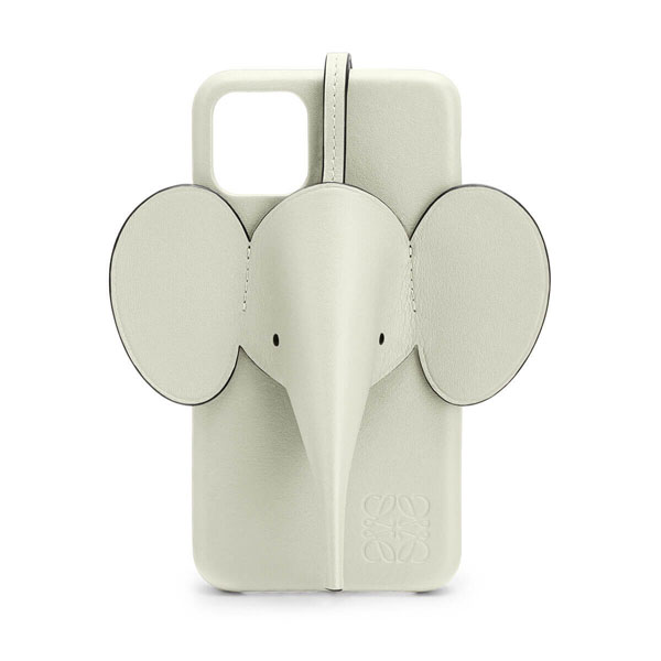 【LOEWE ロエベ iPhoneケース コピー】エレファント Elephant セージ Elephant イエローC719C80X03