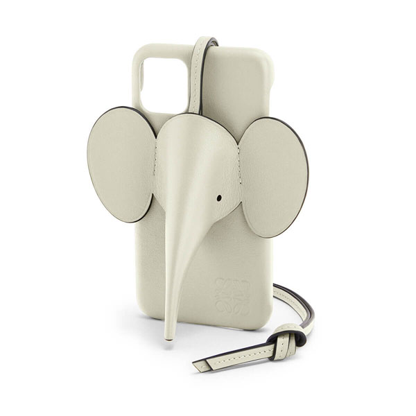 【LOEWE ロエベ iPhoneケース コピー】エレファント Elephant セージ Elephant イエローC719C80X03