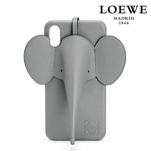 【LOEWE ロエベ iPhoneケース コピー】エレファント Elephant ガンメタル C719C80X032