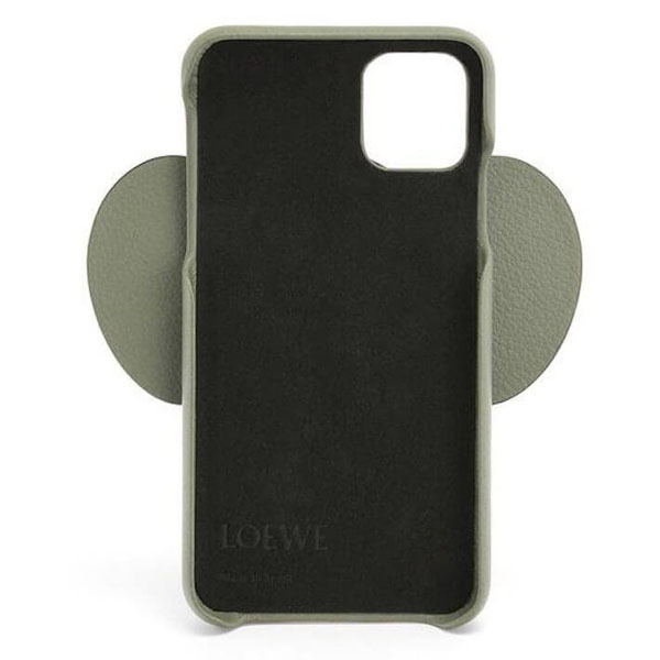 【20AW】LOEWE iPhoneロエベ ケース 偽物 iPhoneスマホケース エレファント 象 グリーン