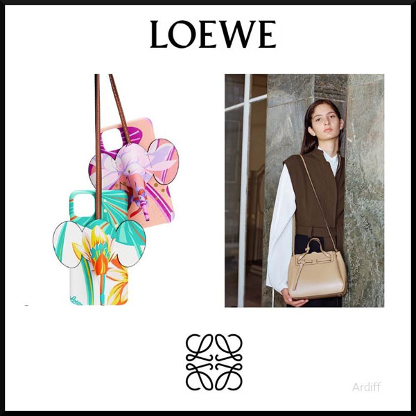 LOEWE ロエベ iPhoneケース 偽物★Paula's Ibiza★iPhone用 エレファント カバー★カーフ 128.28AB05