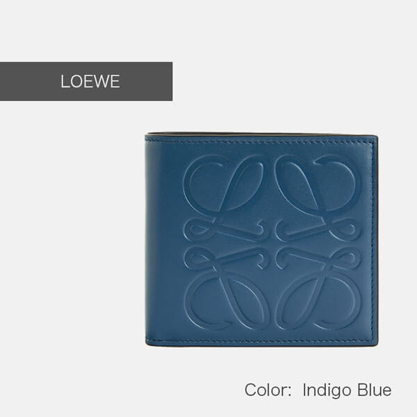 LOEWE ロエベ 財布 コピー ブランド ビフォールド コイン ウォレット 106.54A501