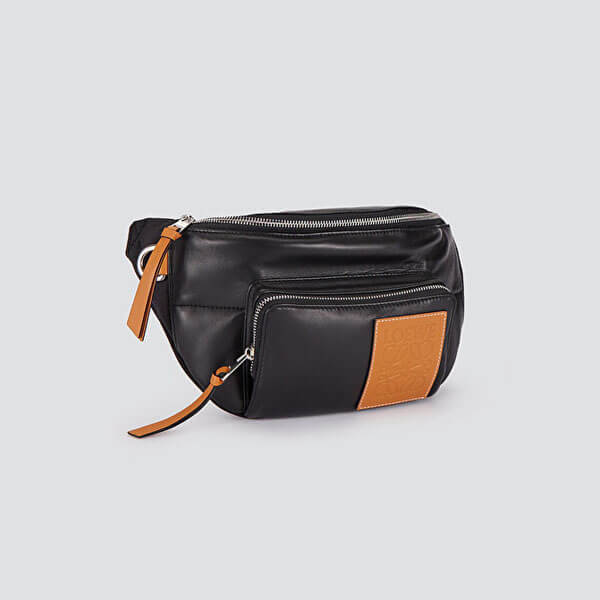 【LOEWE ロエベ ベルトバッグ コピー】2020SS バンバッグ パフィー (ブラック) 335.73.W75 1100