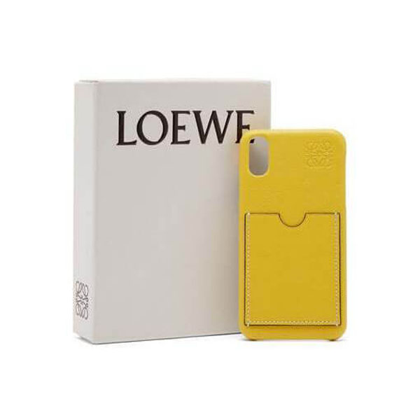 LOEWE ロエベ ケース コピー☆アナグラム レザー iPhoneケース