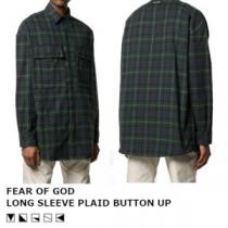 FEAR OF GOD(フィアオブゴッド) コピーオーバーサイズ チェックシャツ 6H19200...