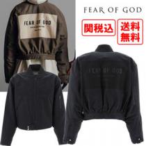 関税・送料込 FEAR OF GODコピー with logo Zipped ジャケット