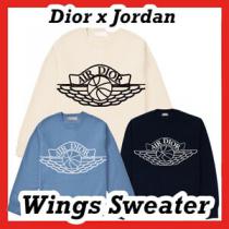 ディオール ナイキ コピー Dior x NIKE Air Jordan Wings Sweat...