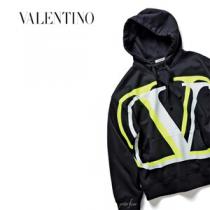 VALENTINO 2020SS 雑誌掲載 ヴァレンティノ パーカー コピー フーディ ロゴ ブ...