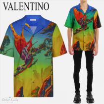 VALENTINO ヴァレンティノ Tシャツ コピー VALENTINO DRAGON AT D...