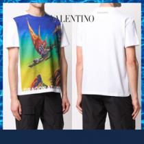 VALENTINO VALENTINO ヴァレンティノ Tシャツ コピー ドラゴンプリント TV...