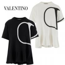 【VALENTINO】ヴァレンティノ ロゴTシャツ コピー◆VLOGO PRINT T-SHIR...