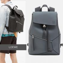 Loewe(ロエベ リュック コピー) Puzzle バックパック 男の渋さ漂うガンメタル 32...