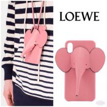 【LOEWE ロエベ iPhoneケース コピー】エレファント Elephant 水色 偽物 C719C80X01