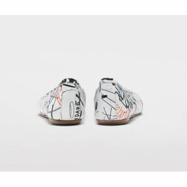 メゾンマルジェラ シューズ 偽物 Maison Margiela Graffiti Tabi バレリーナ ホワイト 2ML149MS