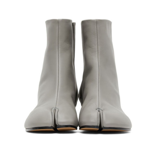 メゾンマルジェラ ブーツ 偽物★MAISON MARGIELA Tabi Calfskin Boots 202168F113157