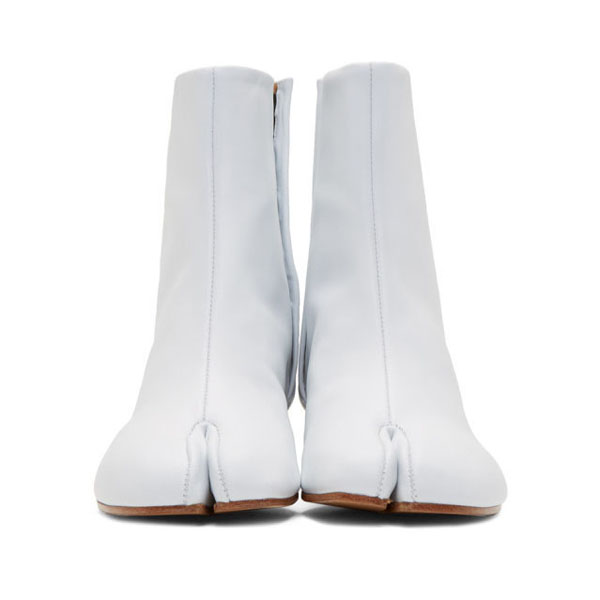 メゾンマルジェラ ブーツ 偽物★MAISON MARGIELA Tabi Calfskin Boots 202168F113157