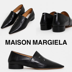 メゾンマルジェラ シューズ コピー Maison Margiela 20SS ポインテッドトゥ モカシン ローファー S58WR0036P0046