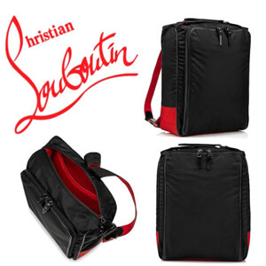 ◆クリスチャン ルブタン リュック コピー◆Christian louboutin Hop'n Zip◆メンズバックパック◆ナイロン◆1205124B260