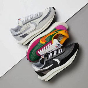 新色 各サイズあり SACAI × NIKE LD WAFFLE コピーナイキ サカイ ワッフル スニーカー