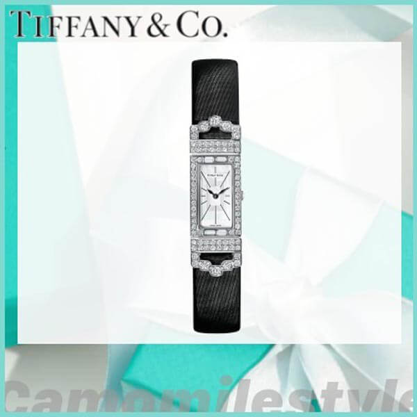 ティファニー 時計 コピー【TIFFANY&Co. 】アールデコ 2-ハンド 15.8 x 49mm 2.36ct