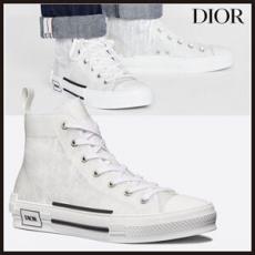 【Dior】2019/20AW新作 "B23"偽物 ハイカットスニーカー (White) 3SH118YNT_H060