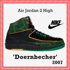 斬新デザイン★NIKE AIR JORDANコピー 2 RETRO "doernbecher"★Green318304-071