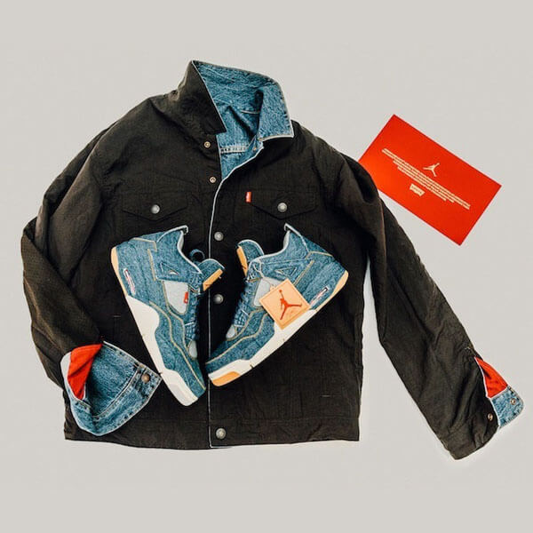 NIKE AIR JORDANコピー LEVIS REVERSIBLE TRUCKER JACKET LEVI'S BLUE