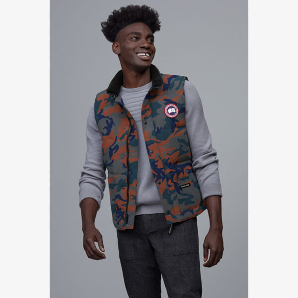 カナダグー ベスト 偽物 CANADA GOOSE スコピートップス FREESTYLE CREW VEST PRINT 全2色 4154MP