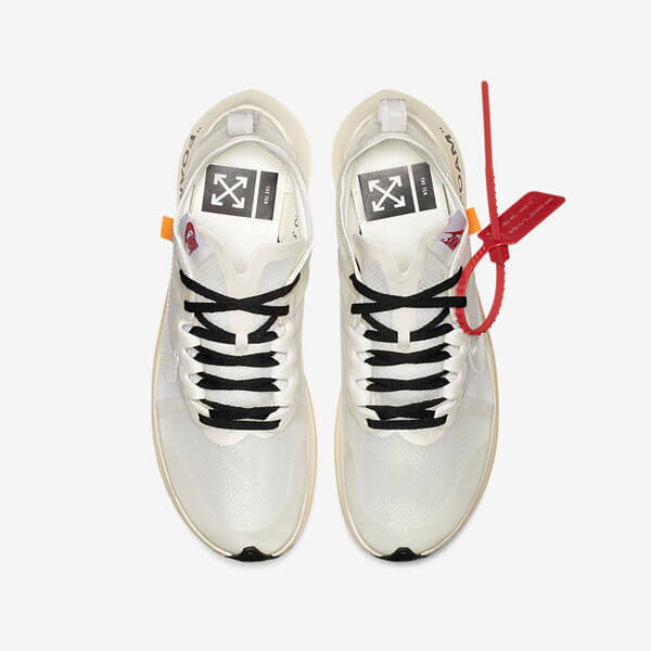 ナイキ スニーカー 偽物 Off-White Nike Zoom Fly オフホワイト ナイキ ズームフライ AJ4588 100