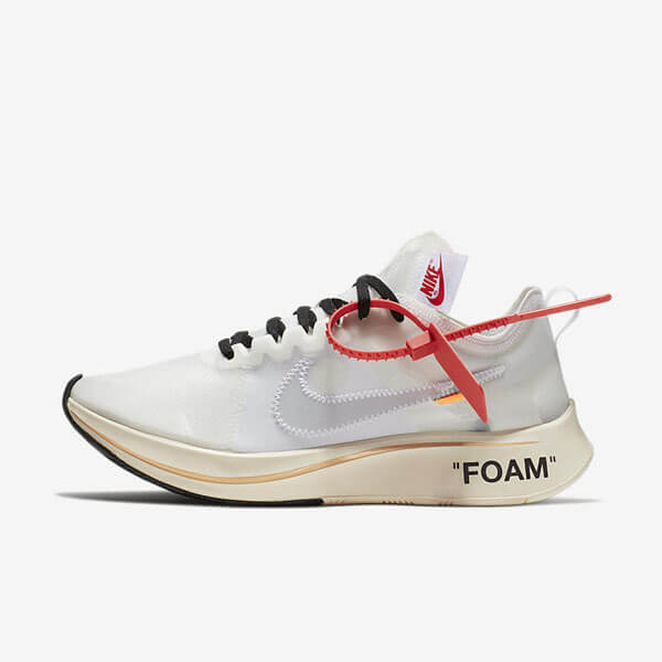 ナイキ スニーカー 偽物 Off-White Nike Zoom Fly オフホワイト ナイキ ズームフライ AJ4588 100