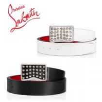 19S◆ルブタン スーパー コピー ベルト ◆メンズ◆【Christian louboutin Louis Belt】◆2色 1195195H651