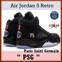 Nike ナイキ偽物Air Jordan 5Paris Saint-Germain PSG ナイ...