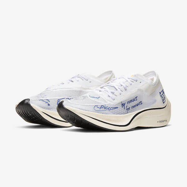 nike スニーカー 激安 NIKE★噂の厚底！Nike ZoomX Vaporfly Next% Blue Ribbon Sports - ヴェイパー CU4844-100