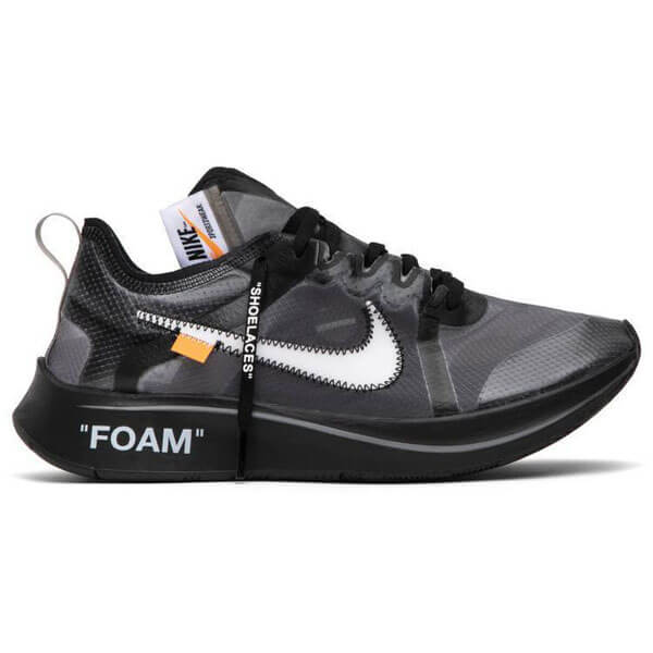 ナイキ スニーカー 人気 OFF-WHITE × NIKE ZOOM FLY SP - オフホワイト × ズームフライ AJ4588