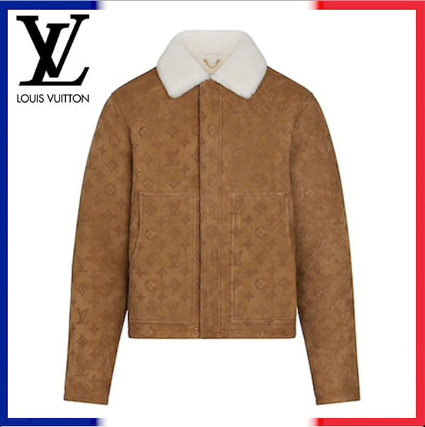 ◆新作20AW◆【LouisVuitton】コピーエンボスモノグラムジャケット