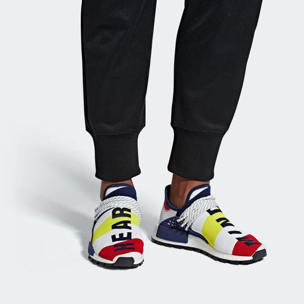 【adidas】超限定☆ アディダス 偽物 Pharrell × BBC HU NMD 