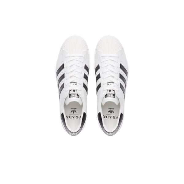 アディダス スーパー スター 偽物 adidas×PRADA コラボ SUPERSTAR 限定レザースニーカー 全3色