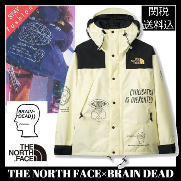 超入手困難 限定コラボ激レア!The North Face×Brain コピー Dead マウンテンパーカ