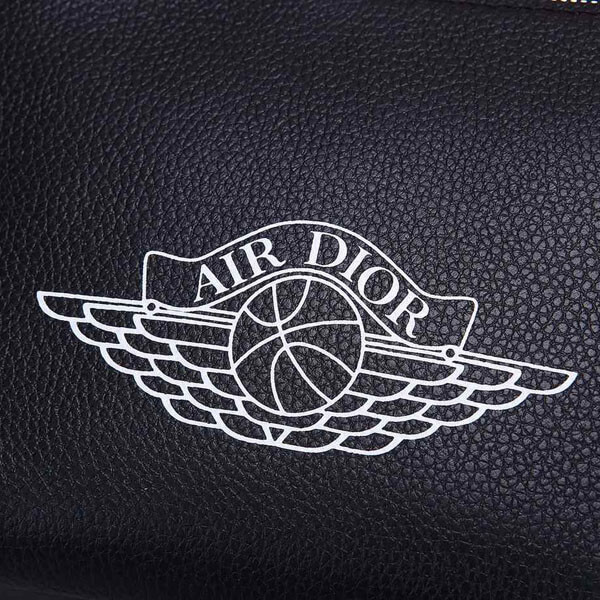 ナイキ コラボ ブランド偽物 AIR DIOR ジョーダンコラボショルダ バック ネイビー