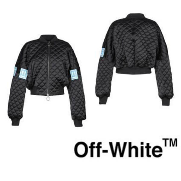 サカイ OFF-WHITE TM 偽物 ボンバージャケット レディース