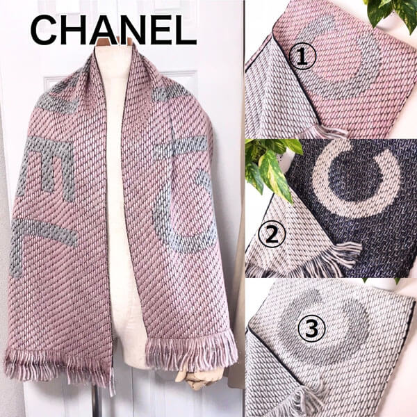 CHANEL 貴重入手困難 リバーシブルストール コピー