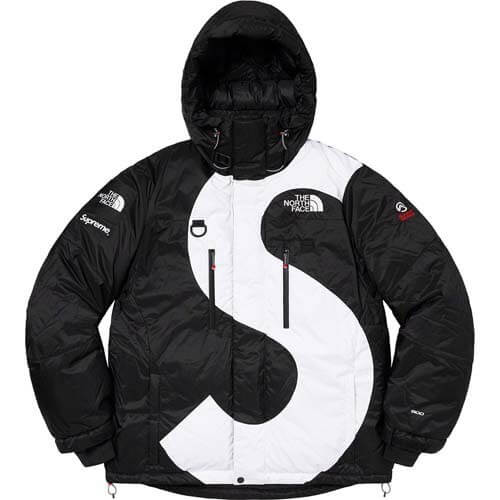 supreme north face 偽物 シュプリーム ノースフェイス ダウン S Logo ヒマラヤン 800フィルパワー