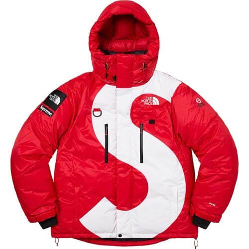 supreme north face 偽物 シュプリーム ノースフェイス ダウン S Logo ヒマラヤン 800フィルパワー