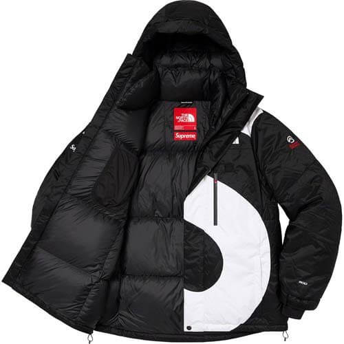 supreme north face 偽物 シュプリーム ノースフェイス ダウン S Logo ヒマラヤン 800フィルパワー