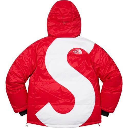 supreme north face 偽物 シュプリーム ノースフェイス ダウン S Logo ヒマラヤン 800フィルパワー