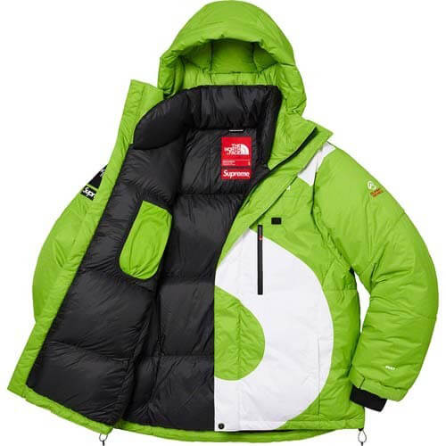 supreme north face 偽物 シュプリーム ノースフェイス ダウン S Logo ヒマラヤン 800フィルパワー