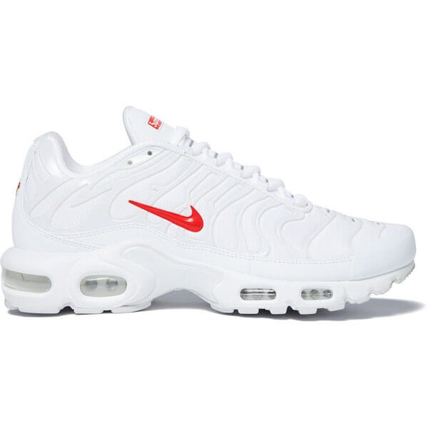 Nike Air Max Plus  Supreme 偽物 シュプリーム ナイキ エアマックス プラス Box Logo WHITE