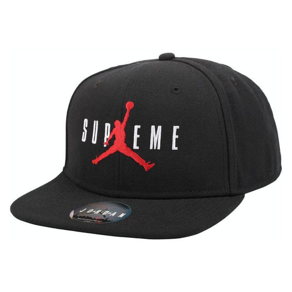 シュプリーム ビーニー 偽物  Supreme NIKE Air Jordan 6 Panel Hat Black fw